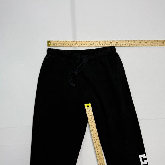 PINK Victorias Secret Black Cotton Sweatpants Size XS - Picture 6 of 7